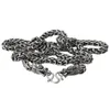 Chains 6MM BOCAI Pure S925 Silver Man Necklace Classic Vintage Thai Stylish Domineering Double Dragon Head For