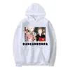 Herrtröjor danganronpa överdimensionerad hoodie tröja karaktär tryck solida lös travlar långärmad huvtröja streetwear hoody spel topp