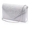 Sacos de noite senhoras cetim embreagens cristal bling bolsas festa de casamento bolsa envelope moda mulheres carteira bolsa de embreagem 231216