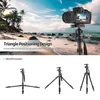 Tillbehör Andoer 2in1 Tripod Monopod Stand 5 kg Load Aluminium Eloy 360 ° Roterabel Boll Head med bärväska för kameror smartphones