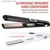 Hair Curlers Straighteners Ultrasonic infrared cold ironing straightener repair hair bristle and smooth hair electrical straightening splint T231216