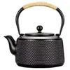 Dinnerware Sets Small Iron Tea Pot Home Teapot Decor Vintage Kettle Household Metal With Handle Office