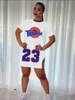 Elbiseler Kadınlar Elbise Basketbol Forması Elbiseler 2022 Seksi Yaz Kıyafetleri Kadın Moda Gömlek Elbise Dropship