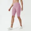 Aktiv shorts märke hög midja skinkor yoga med logotyp kvinnors sommar andas elastiska ridande sport tight fitness leggings