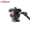 Miliboo MUFABK Professional Photographic Travel Compact Aluminium Heavy Duty Trépied Monopode Tête Fluide pour Appareil Photo Reflex numérique