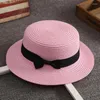 Berets Flat Hat Women's Summer Vacation Beach Panama Straw French Woven Sun Shading And Protection Gift