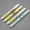 Super Leuke Push Gel Pen 0.5 Zwarte Inkt Knappe Ins Japanse Stijl Sneldrogende Handtekening Kawaii Schoolbenodigdheden