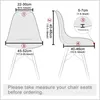 Housses de chaise imperméables, housse élastique, 1 pièce, protection de couleur unie pour chaises, cuisine équipée, salon, décoration de la maison, 231216