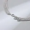 Kedjor som säljer Dainty Hip Hop -smycken 925 Sterling Silver Tennis Zircon Chain Halsband 2mm 3mm 4mm Cubic Zirconia for Women Men304i