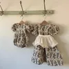 Robes de fille mignonnes pour bébés filles, barboteuse brodée de fleurs de marguerite, douce et confortable, body coréen, robe à volants pour enfants en bas âge, vêtements de sœur