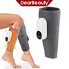 Foot Massager 3 Modes Smart Leg Massage Vibration Heating Air Compression Wireless Electric Pressure Care 231216