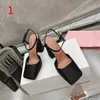 Nouveau talon haut tête carrée chaussures habillées sandales femmes de luxe chaussures habillées fête usine dentelle boîte taille 35-42 avec boîte hauteur du talon 9.5 cm