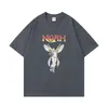 Herren-T-Shirts, Noah x Wizards Co-Marken-T-Shirt, Angel American Casual, reine Baumwolle, Sommer-Paar-Kurzarm-T-Shirt für Herren