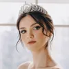 Pinces à cheveux diadèmes pour mariage, accessoires de mariée, zircone cubique, couronne de mariée de luxe, bandeau de princesse, coiffure de fête, diadème pour femmes