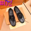 Hommes Business 40Style Designer Robe Shoe colorée Lace Up Fashion Man Casual Cuir Oxfords Chaussures Flat Leisure Wedding Party Big Taille 45