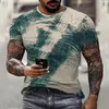 Camisas casuales para hombres Camiseta de gran tamaño para hombre Cool-Tees Novedad-Vintage Manga corta Hip Hop Vision Print Pareja Moda Streetwear Cumpleaños