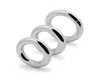 Male Stainless Steel Magnetic Cockring Stimulate Penis Pendant Ball Stretcher Bondage Squeeze Scrotum Testicles Bdsm Sex Toy 3 Siz1552213