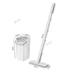 Mops Hand Free Flat Floor Mop and Bucket Set Professional Home Cleaning Microfiber Pads Household Tools 231216