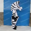 Erwachsene Größe Zebra Maskottchen Kostüme Cartoon Charakter Outfit Anzug Karneval Erwachsene Größe Halloween Weihnachten Party Karneval Kleid Anzüge für Männer Frauen