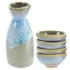 Wine Glasses Water Bottle Sake Jug Set Glasswear Drinking Ceramic Tea Mug Ceramics