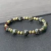 Filo da 8 mm con superficie tagliata in pietra naturale Bracciale con perline Moda Agata Occhio di tigre Perline di diaspro Braccialetti elastici Gioielli fatti a mano da donna