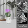 Vasen 5 Stück Mini Terrarium Vase für Blumenarrangement Glas Kleine Tischplatte Mittelstück Desktop Transparenter Halter