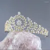 Pinces à cheveux diadèmes pour mariage, accessoires de mariée, zircone cubique, couronne de mariée de luxe, bandeau de princesse, coiffure de fête, diadème pour femmes