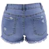 femmes jeans courts déchirés en détresse Trous blanchis Glands sexy taille haute denim Mini shorts pantalons Bouton Fly haute qualité livraison gratuite