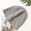 Berets Mongolian Cashmere Knit Hat: Pure Color Thickened Twisted Design For Women's Winter Fashion & Warmth