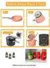 キッチンは子供向けの食品おもちゃのキッチンを作るための食品用品のためのキッチン子供のふりをするミニチュアフードセットポットパン教育ユニセックス小説ギフト231216