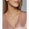 Collier avec pendentif en forme de cœur noué en argent sterling 100%, nouveauté 925, fabrication de bijoux à la mode pour femmes, cadeaux 286K