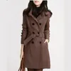 여자 재킷 여성 버튼 재킷 패션 패션 느슨한 겨울 따뜻한 긴 소매 코트 벨트 스트리트웨어 세련된 숙녀 슬림 의류