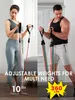 Bungee 360lbs Fitnessövningar Motstånd Band Set Elastic Tubes Pull Rope Yoga Band Training Workout Equipment For Home Gym Weight 231216