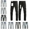 Mens Purple Designer Jeans Fashion Distressed Ripped Bikers Womens Denim Cargo For Men Black Pants Canadian