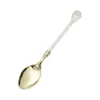 Kaffescoops 1/2/4st Piece Creative Crystal Cerny Mixing Spoon Transparent handtag dessert bordsdekoration