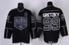 Factory Outlet Mens Los Angeles Kings 99 Wayne Gretzky Black Purple White Yellow 100% Stittched Cheap Ice Hockey Jersey