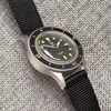 Wristwatches 20atm Diver Tandorio 40mm الياقوت الزجاج NH35A الرجعية الميكانيكية الميكانيكية مشاهدة خمسين فتهات مضيئة 120 نقرات الإطار