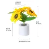 Novidade Itens Artificial Tulipa Girassol Luz Decorativa Recarregável Lâmpada de Quarto Criativo Luz Noturna para Crianças Amigo Aniversário Feriado Presente 231216