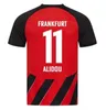 23 24 Eintracht Frankfurt Fußballtrikots M.GOTZE CHAIBI RODE SOW KNAUFF NGANKAM AARONSON TUTA BORRE MARMOUSH NGANKAM SKHIRI 2023 Herren-Kinder-Fußballtrikot