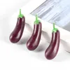 Decoratieve bloemen 5 PCS Simulatie Aubergine REALISTISCHE MINIATUUR TOY KIDS TOY MET Decor Huis Kinderen Pruimen Bossom Miniaturen voor ambachten