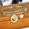 Charm Armbänder Liebe Herz Armreif Mutter Vater Oma Tochter Anhänger Armband Danke Familie Frauen Männer Weiblich Männlich Geschenke