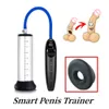 Akıllı elektrikli vakum pompası ereksiyonu optimal kpa emme salınım döngüleri erkek genital büyütme seks oyuncakları insan için