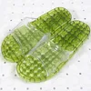 Slippers A749ZXW Women's Summer Indoor Crystal Massage Hollow Leaking Couple Bath Plastic Men's