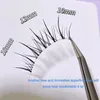 Falsche Wimpern Frauen Transparente Stammverlängerung Untere Manga Wimpern Vollstreifen Wimpern Make-up-Tools Fee