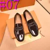 Men Business 40Style Designer Dress Shoe Colorful Lace Up Fashion Man Casual Leather Oxfords Shoes Flat Leisure Wedding Party Big Size 45