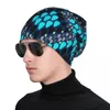 Bérets Blue Snakekin Knit Hat Golf porte une drôle de visière de plage pour hommes