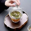 Bicchieri da vino Set da tè in vetro martello di alta qualità Teiera giapponese Kung Fu cinese Tazze da cerimonia Tazze da caffè Tazza Gaiwan Teaware Pot 231216