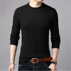 Męskie swetry sprężyna i jesienne pulovery solidny kolor cienki sweter mężczyźni proste styl ubrania męskie bieliznę 231216