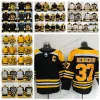 الهوكي 2023 عكسي Retro 88 David Pastrnak Hockey Jerseys Yellow 63 Brad Marchand 73 McAvoy 74 Jake Debrusk 4 Bobby Orr Classic 37 Patrice