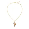 Chaînes Bohème Naturel Shell Collier Plage Pendentif Mode Été Conque Bijoux Dames Cadeau De Fête